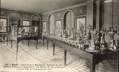 CPA Rueil Castle of Malmaison Surlouts of table Offered to the Napoleon Emperor