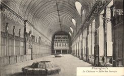 CPA Pierrefonds Le Chateau Salle Des Preuzes