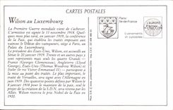 REPRO Banouet Offert Au President Wilson Au Luxembourg L'Arrivee du Presdient Wilson Automobile
