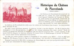 CPA Historique du Chateau de Pierrefonds