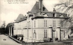CPA Castle of Malmaison Frontage Towards the Park Obelisks