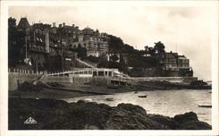 CPA Dinard La Pointe de Bric a Brac et L'Embarcadere des Vedettes
