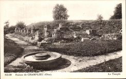 Ruinas de CPA de Champlieu el templo