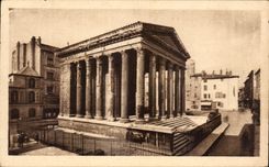 CPA Vienna on the Rhone Temple of Auguste and Livie