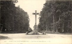 CPA Drill De Fontainebleau the Cross of Saint Herem