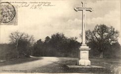 CPA Drill De Fontainebleau Crossroads Of Beautiful Cross