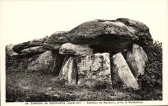 CPA Surroundings De Guerande Dolmen De Kerbour Close the Madeleine