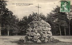 CPA Drill De Fontainebleau the Cross De Franchard