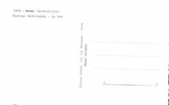 CPSM Autun Basilica Saint Lazare the nave