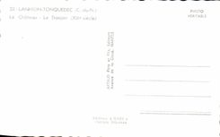 CPA Tonquedec Lannion the Castle the Keep