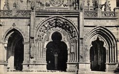 CPA St Father Under Vezelay Church