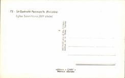CPA St Guenole Penmarch Church Saint Nona