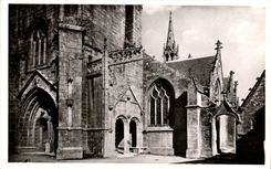 CPA Penmarch Church Saint Nonna details of the Gates