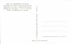 CPSM Bourboule the Center of the City On the left Large thermal baths and the casino