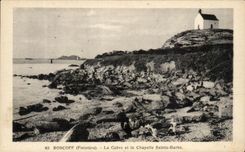 CPA Roscoff the Strike and the Vault Sainte Barb