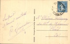 CPA Biarritz Cote du Phare vue du port des Pecheurs