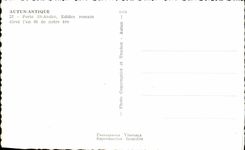 Ancient CPA Autun Gate St Andre Edifice Romain High year 69