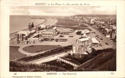 CPA Dieppe La Plage la Plus proche de paris