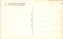 CPA Colmar viejo el claustro de Unterlinden