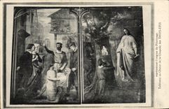 CPA Tables with the Chorus of the Vault of the Three Ears Origin of the pilgrimage