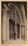 CPA Autun Cathedral Saint Lazare Large Gate