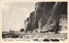 CPA Dieppe Falaises au bas Fort Blanc