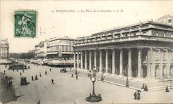 CPA Bordeaux the Place of the Comedy