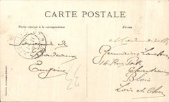 CPA Bordeaux the Place of the Comedy