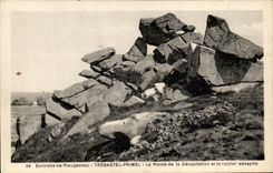 CPA Environs De Plougasnou Tregastel Primel La Pointe De La Decapitation Et Le Rochers Decapite