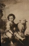 CPA Porciuncula Murillo Museo Del Prado Sheep
