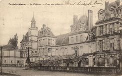 CPA Fontainebleau the Castle Court of the good-byes