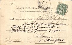 CPA Fontainebleau the Castle Court of the good-byes