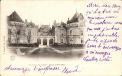 CPA Castle Of Lude Main courtyard