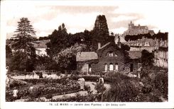 CPA Mans Garden of Piantes a beautiful corner