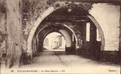 CPA Villefranche the Obscure Street