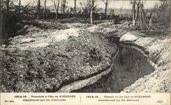 CPA Sliced in the East of Nieuport given up by Aliemands Militaria