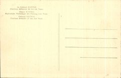 CPA colonel Glorious Raynal defender of fort de Vaux Militaria