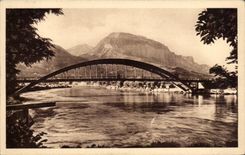 CPA Grenoble the Bridge of Fine sand Isere and Saint Eynard