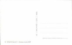 CPA St Jean De Luz the Port and House Louis XIV