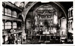 CPA St Jean De Luz Interior of the Church St Jean Baptist