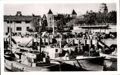 CPA St Jean De Luz the Port Quays the Tuna boats Boats Yvonne Marceau