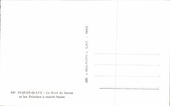 CPA St Jean De Luz the Port De Socoa And the Cliffs has Low tide