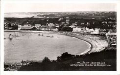CPA Saint Jean De Luz La Plage Prise De La Tour De Bordagain