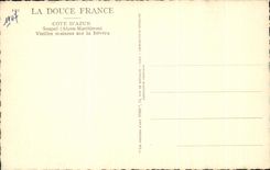 CPA Francia suave dimensiona las casas azules de Sospel Vieilles en Bevera