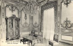 CPA Chateau De Chantilly Salon De Musique