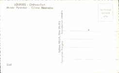 CPA Lourdes Castle Fort Pyrenees Museum Cooks Bearnaise sauce Folklore Costume