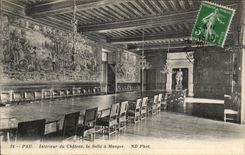 CPA Pau Interieur Du Chateau La Salle A Manger
