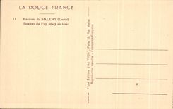 CPA Surroundings of Salers Summit of Puy Mary in winter Alpinism