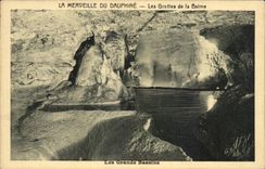 CPA La Merveille Du Dauphine Les Grottes De La Balme Les grands bassins 