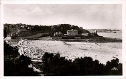 CPA Perros Guirec the Beach De Trestraou View
